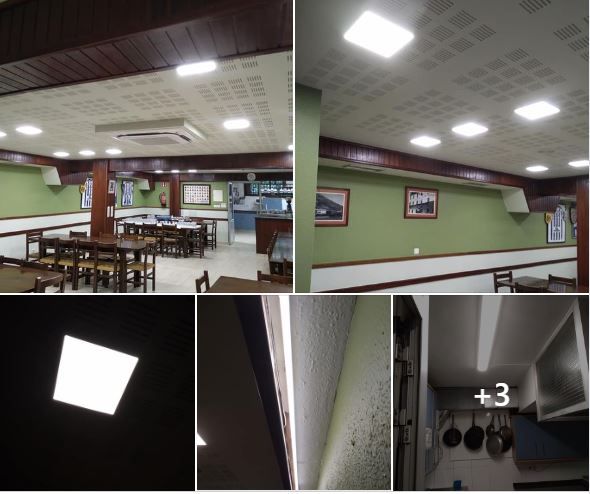 cambio de luminaria a led .Ahorro energetico
